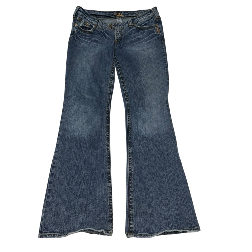 Silver Jeans Women’s Tuesday Flare W30 L33 Medium Wash Stretch Denim
